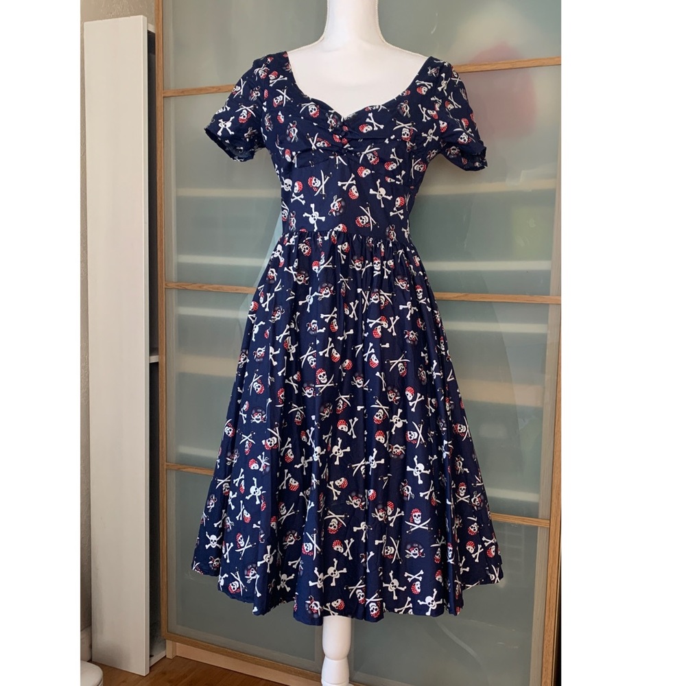 Unique Vintage Pirate Swing Dress